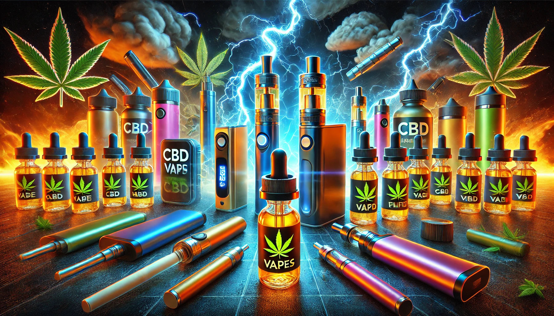 VAPES, PUFFS, E-LIQUIDES AUX CBD