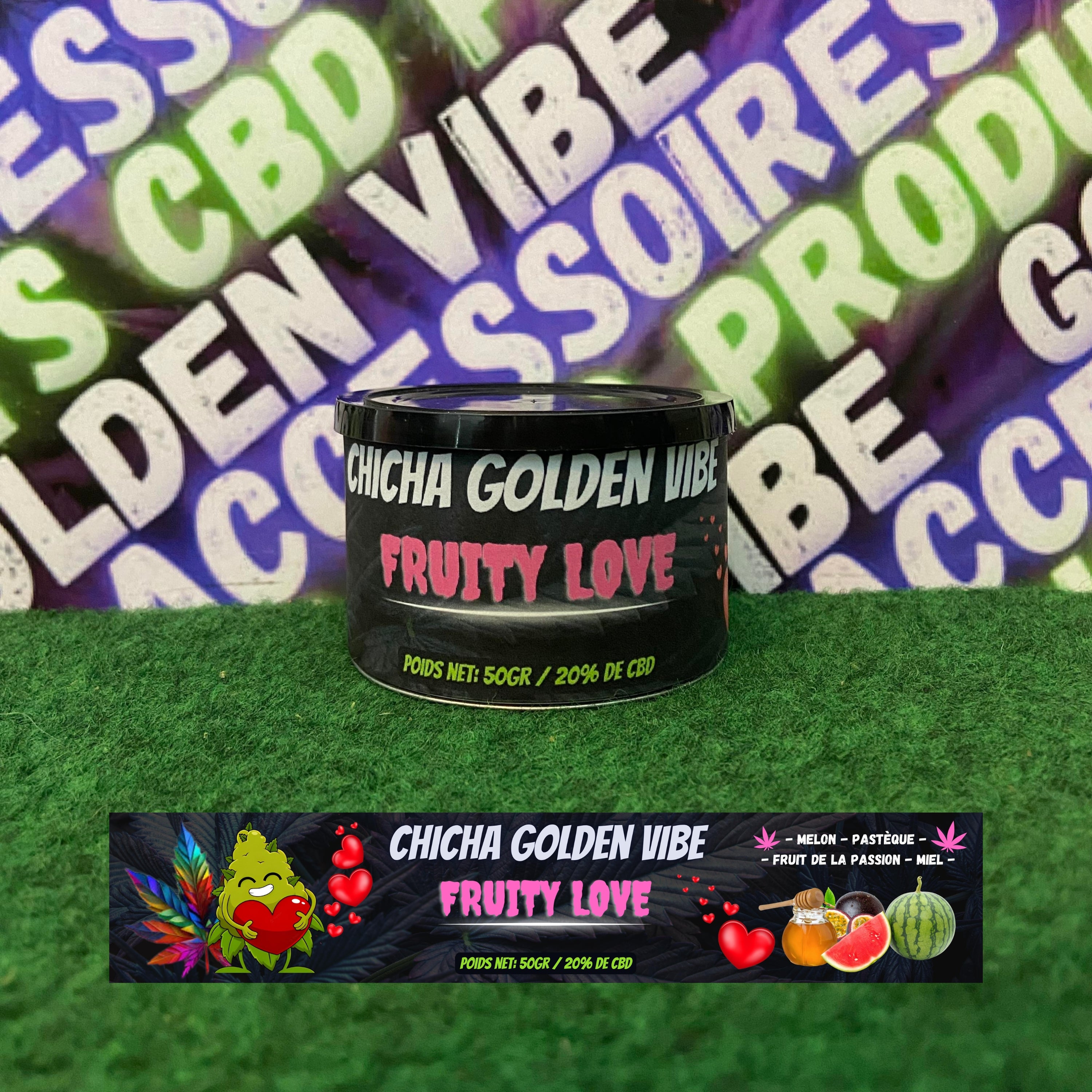 CHICHA FRUITY LOVE CBD