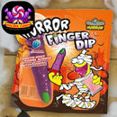 X1 SUCETTE DOIGT HORROR FINGER DIP FRAMBOISE