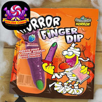 X1 SUCETTE DOIGT HORROR FINGER DIP FRAMBOISE