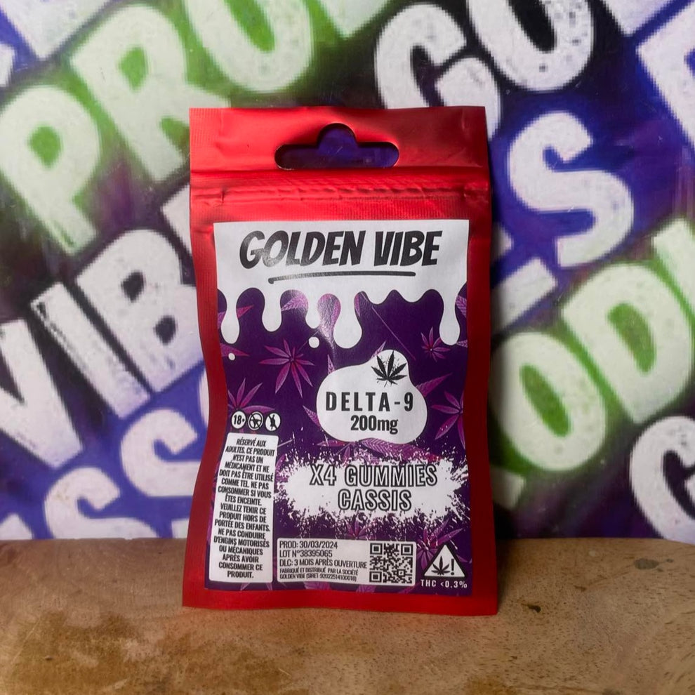 X4 GUMMIES GOLDEN VIBE (50MG Δ-9 THC)