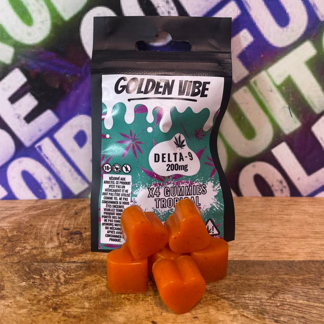 X4 GUMMIES GOLDEN VIBE (50MG Δ-9 THC)