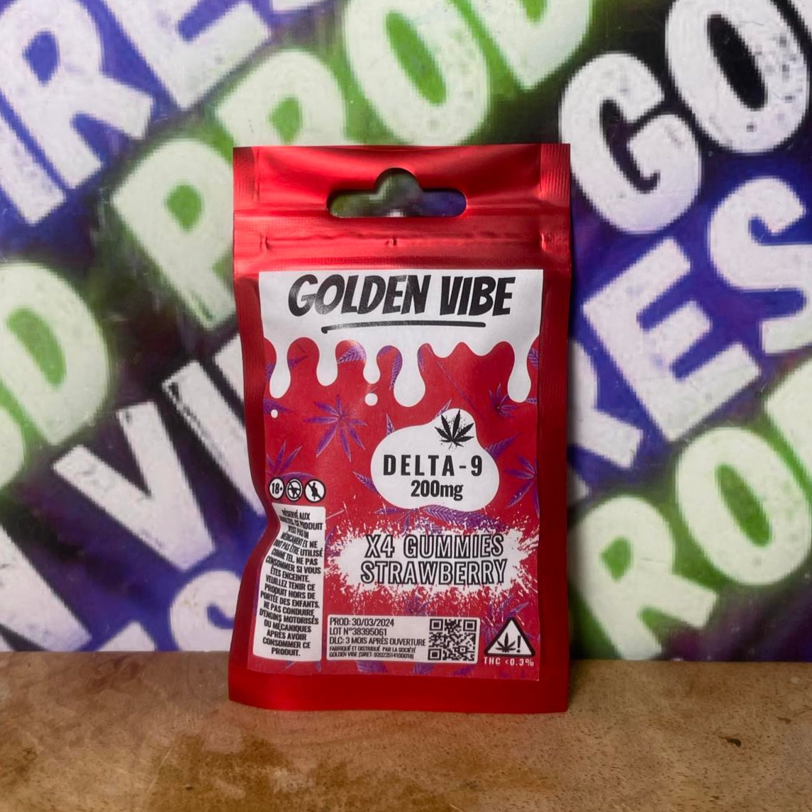 X4 GUMMIES GOLDEN VIBE (50MG Δ-9 THC)