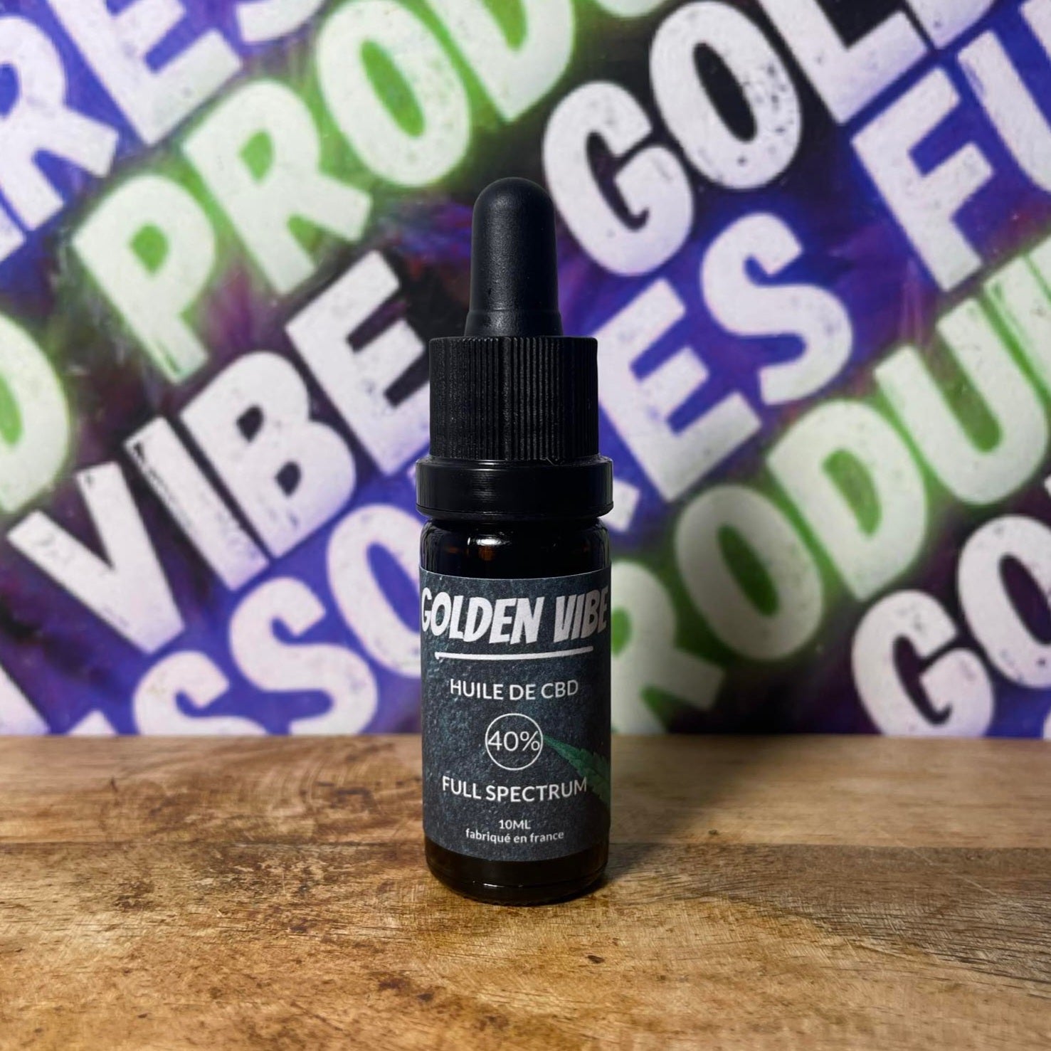 Huile de CBD 40% Full Spectrum | Golden Vibe