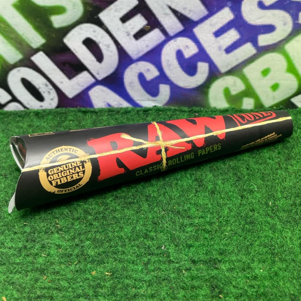 CONE RAW BLACK 8CM PAR 6