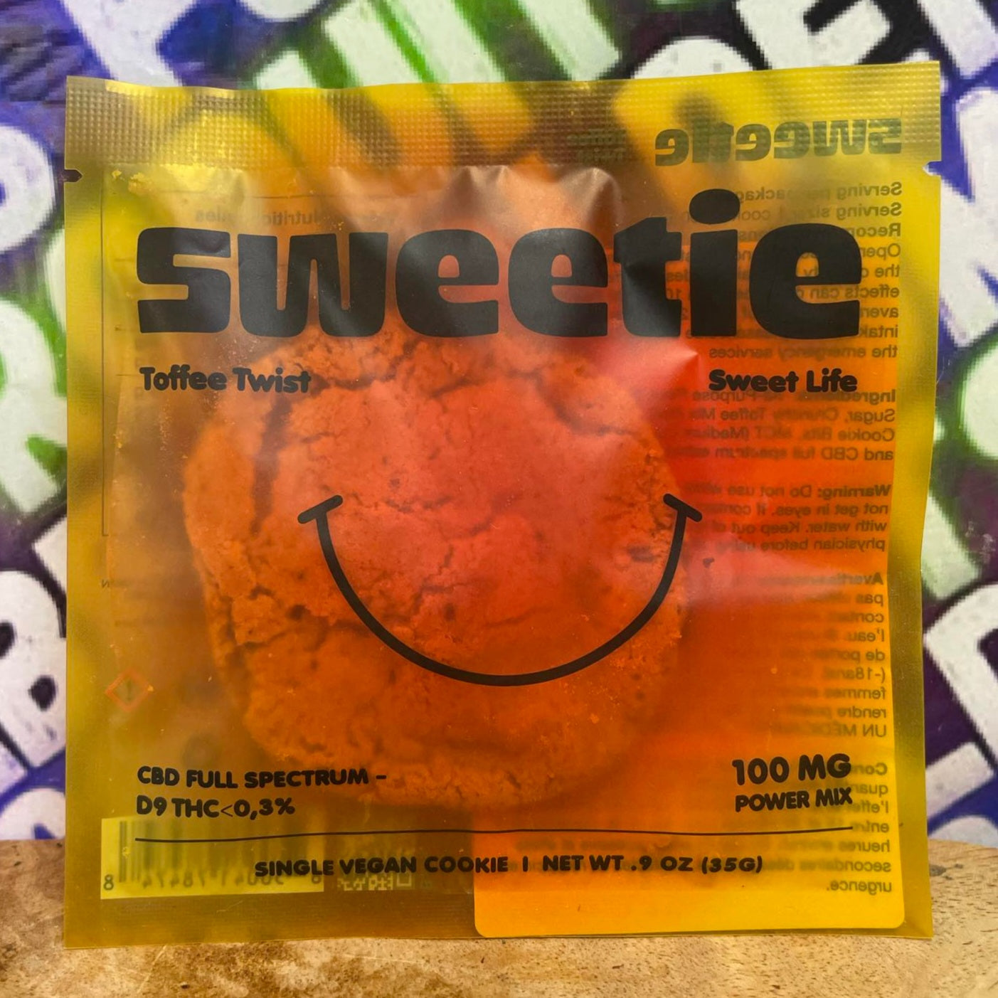 COOKIE SWEETIE TOFFEE TWIST (50MG Δ-9 THC ET 50MG CBD)