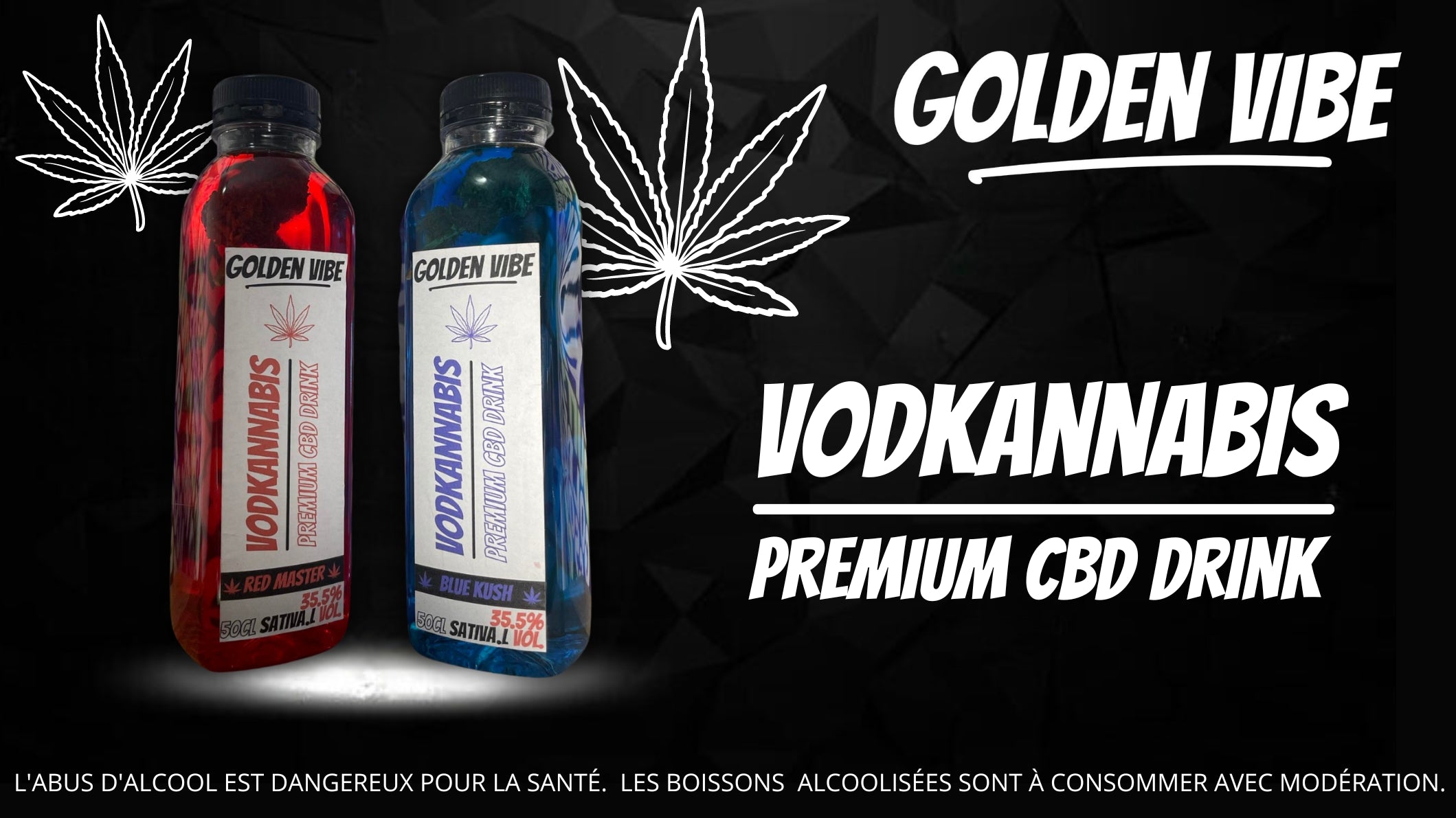 VODKANNABIS (BLUE KUSH) 35.5VOL - 50CL