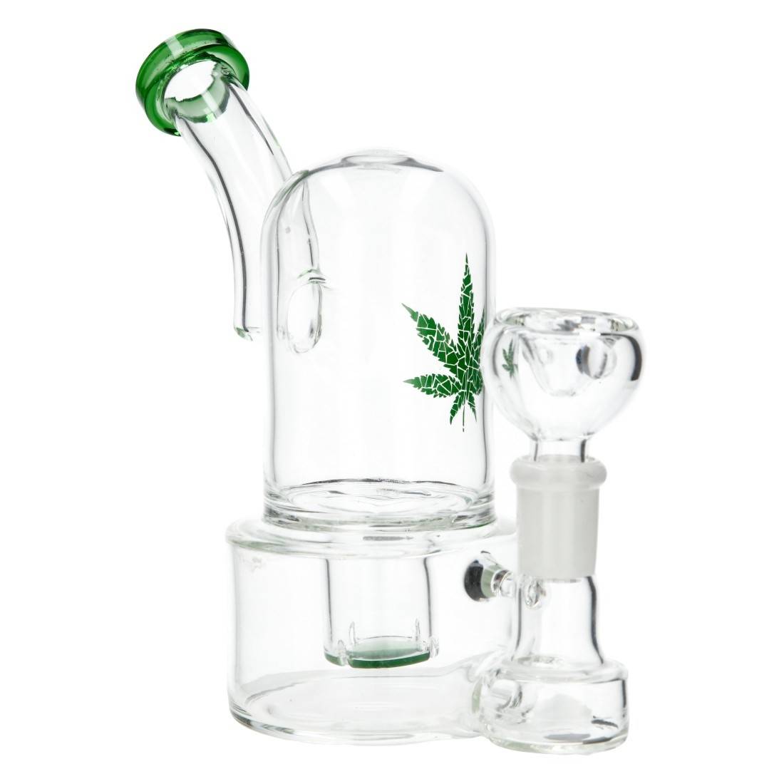 BUBBLER DOM RIG LEAF 16CM