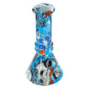 MINI BANG EN VERRE DREAMLINER BLUE DERBY AVEC SACOCHE 15CM