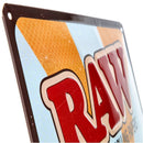 PANNEAU METAL RAW RETRO