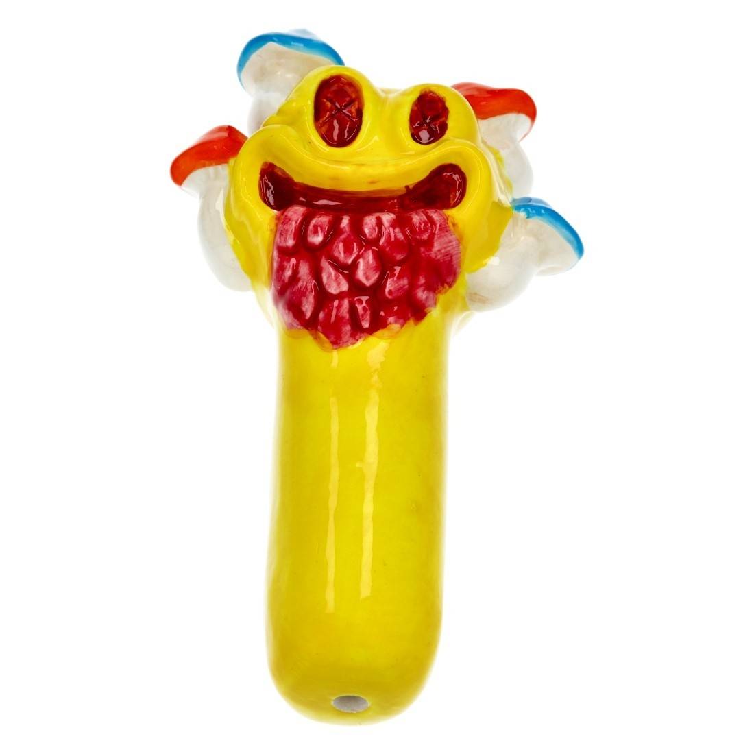 PIPE EN CERAMIQUE SMILEY AND MUSHROOMS 14CM