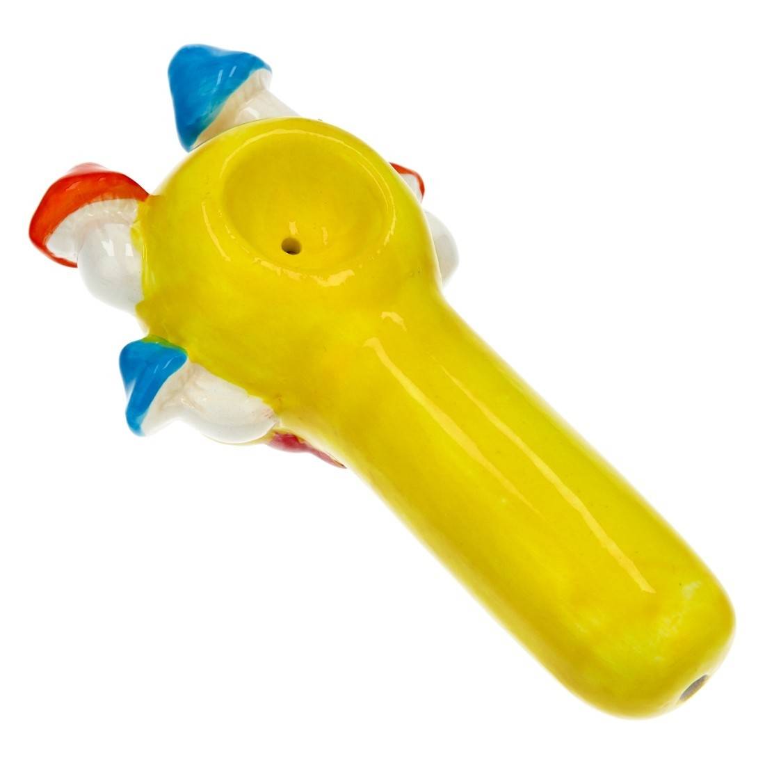 PIPE EN CERAMIQUE SMILEY AND MUSHROOMS 14CM