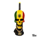 PIPE RASTA SKULL 18CM