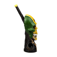 PIPE RASTA SKULL 18CM