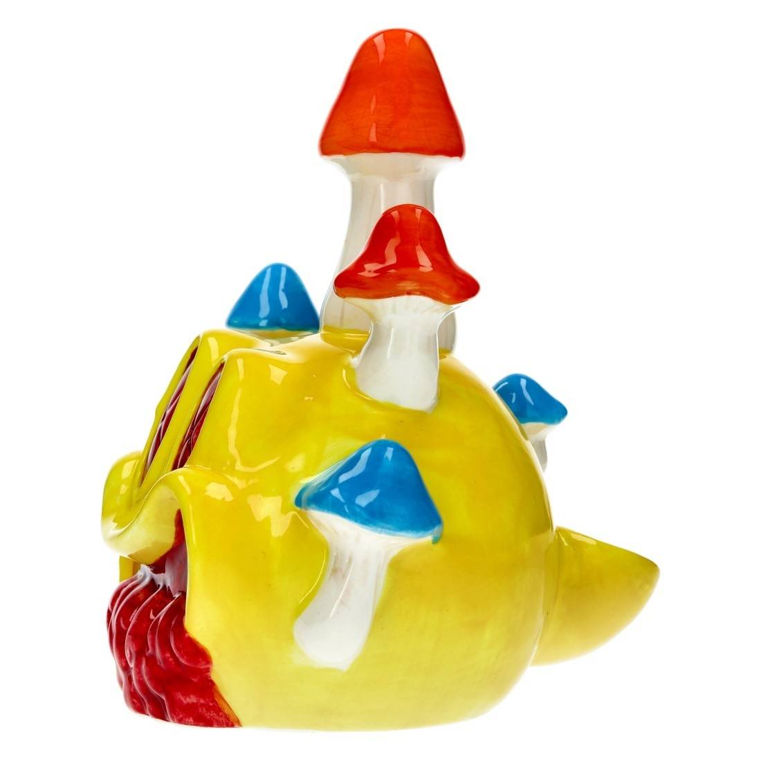 PIPE ROUND SMILEY AND MUSHROOMS 19CM
