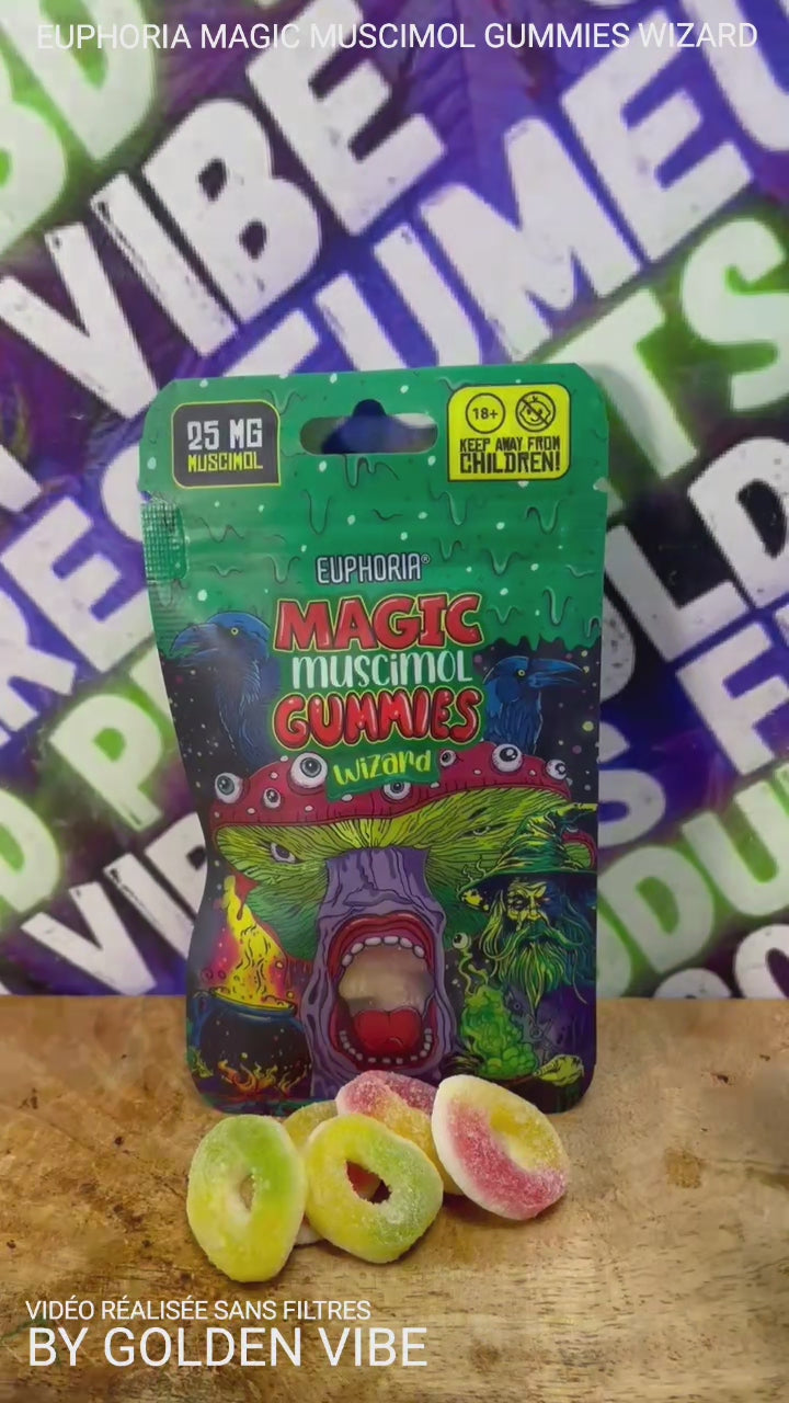 EUPHORIA MAGIC MUSCIMOL GUMMIES WIZARD