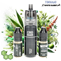 PUFF TORNADO X WHITE RABBIT CBD 1000MG AFGHAN KUSH 15000 PUFFS