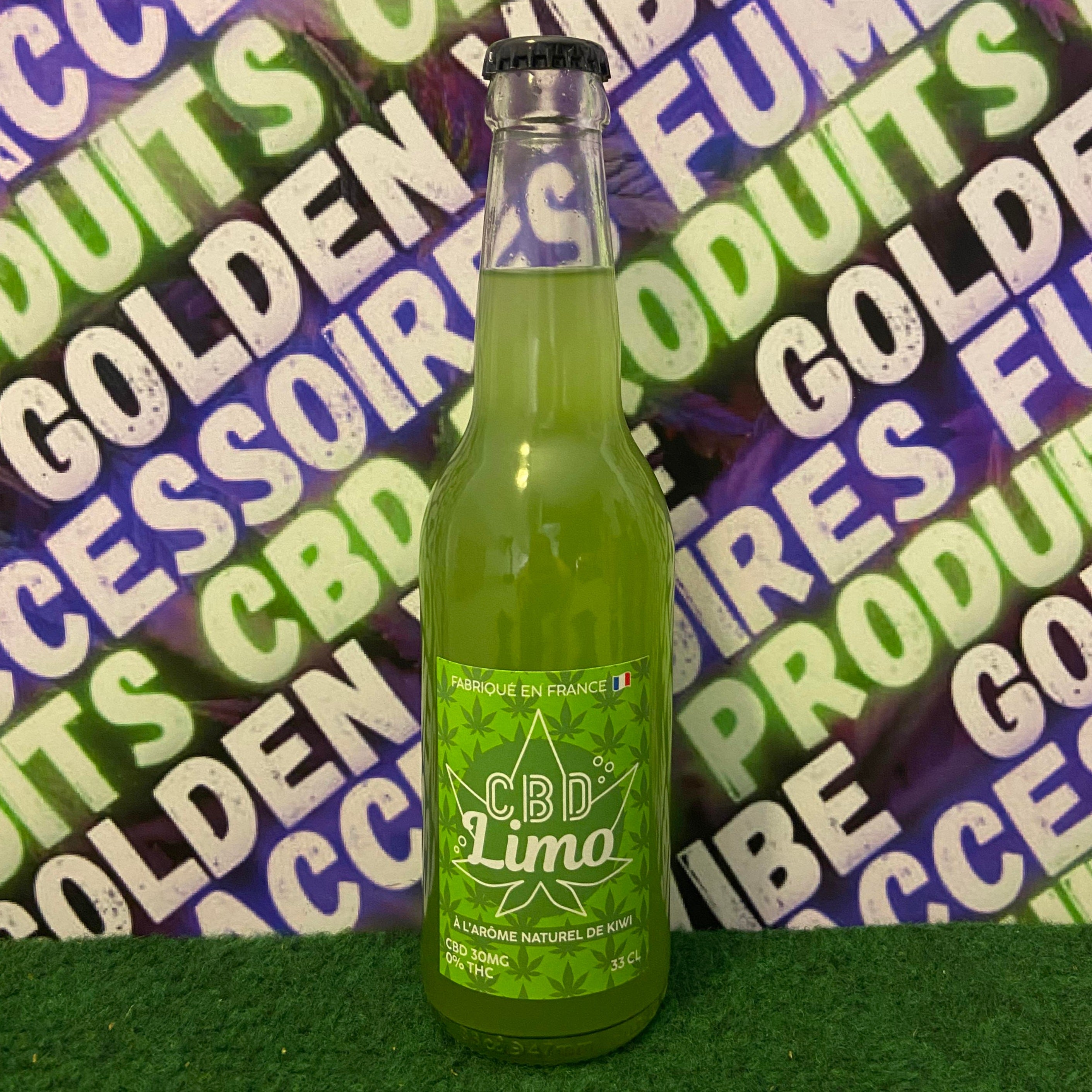 Boisson au CBD - Limo Kiwi | La Limonaderie de Paris