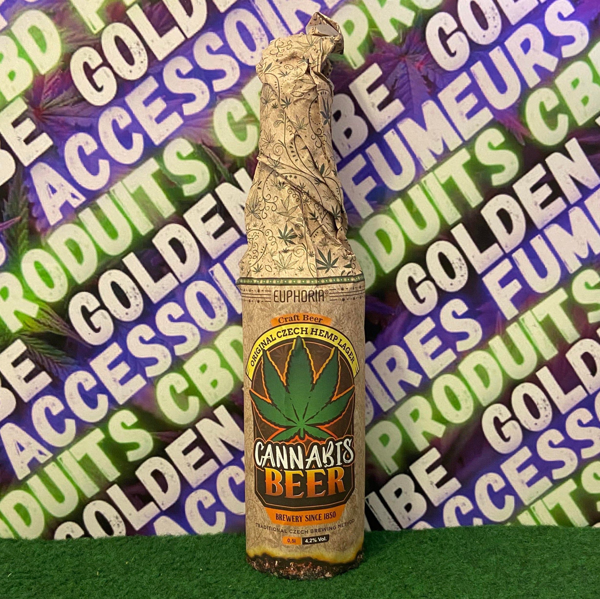 BIERE EUPHORIA CANNABIS WRAP BEER 4.2VOL 50CL