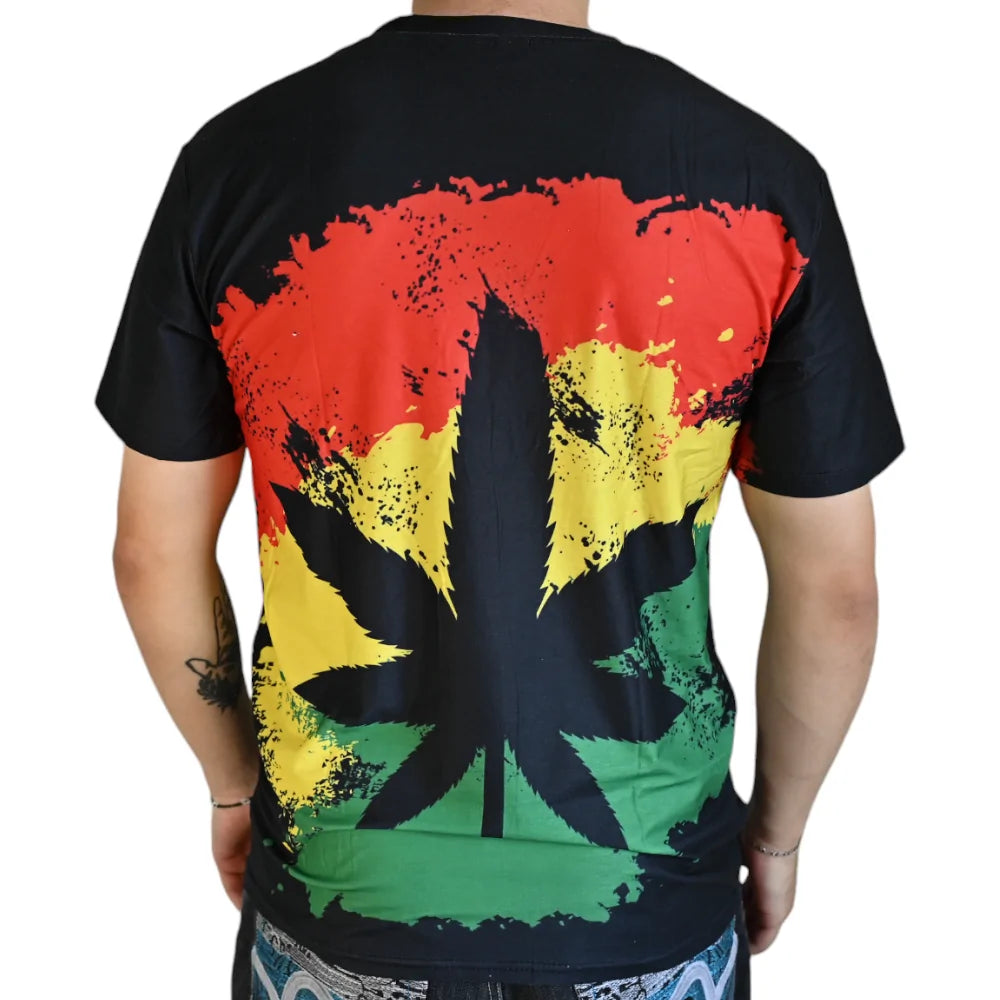 T-SHIRT CANNABIS RASTA